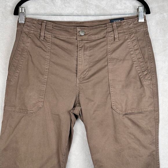 Vince Pants Womens 29 Olive Green Utility Ankle Zip Jogger - Picture 2 of 16